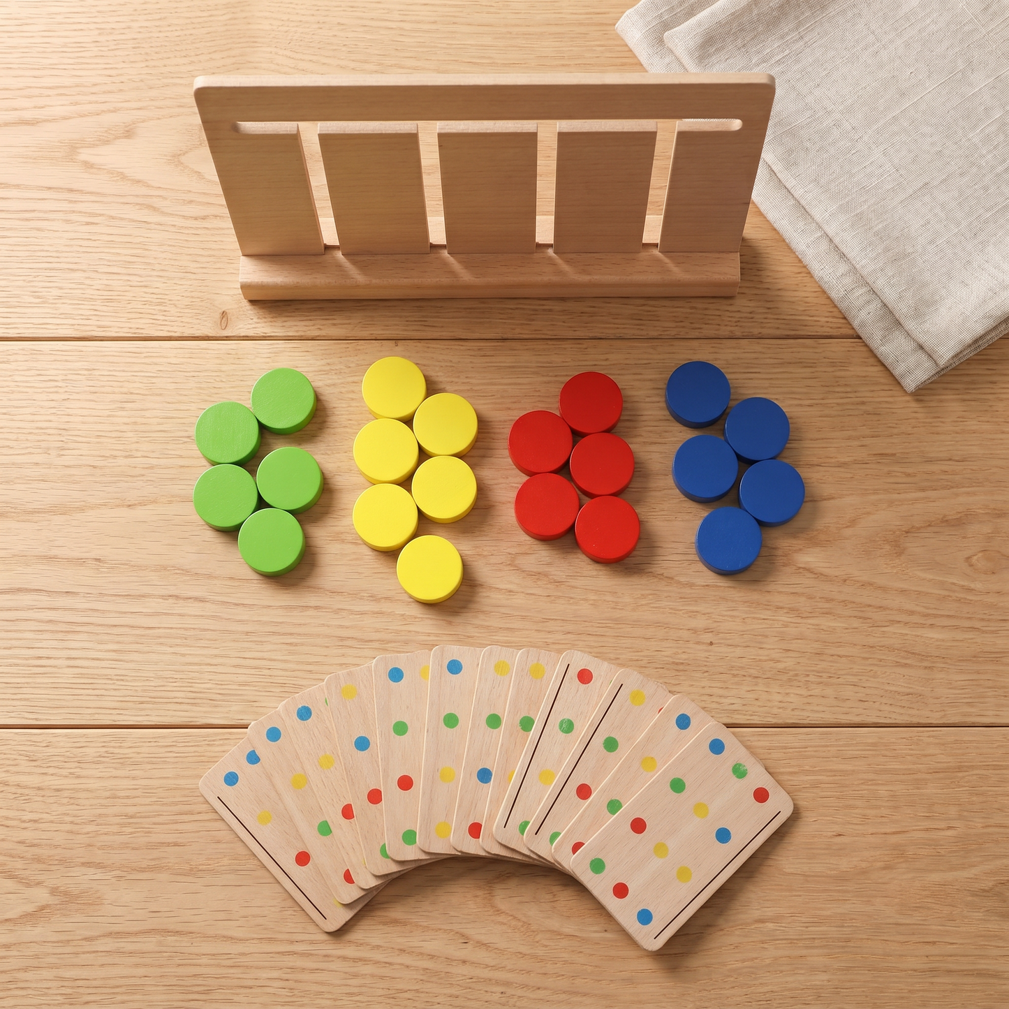 Wooden Logic Board Game — Colour Matching & Strategic Thinking for Kids