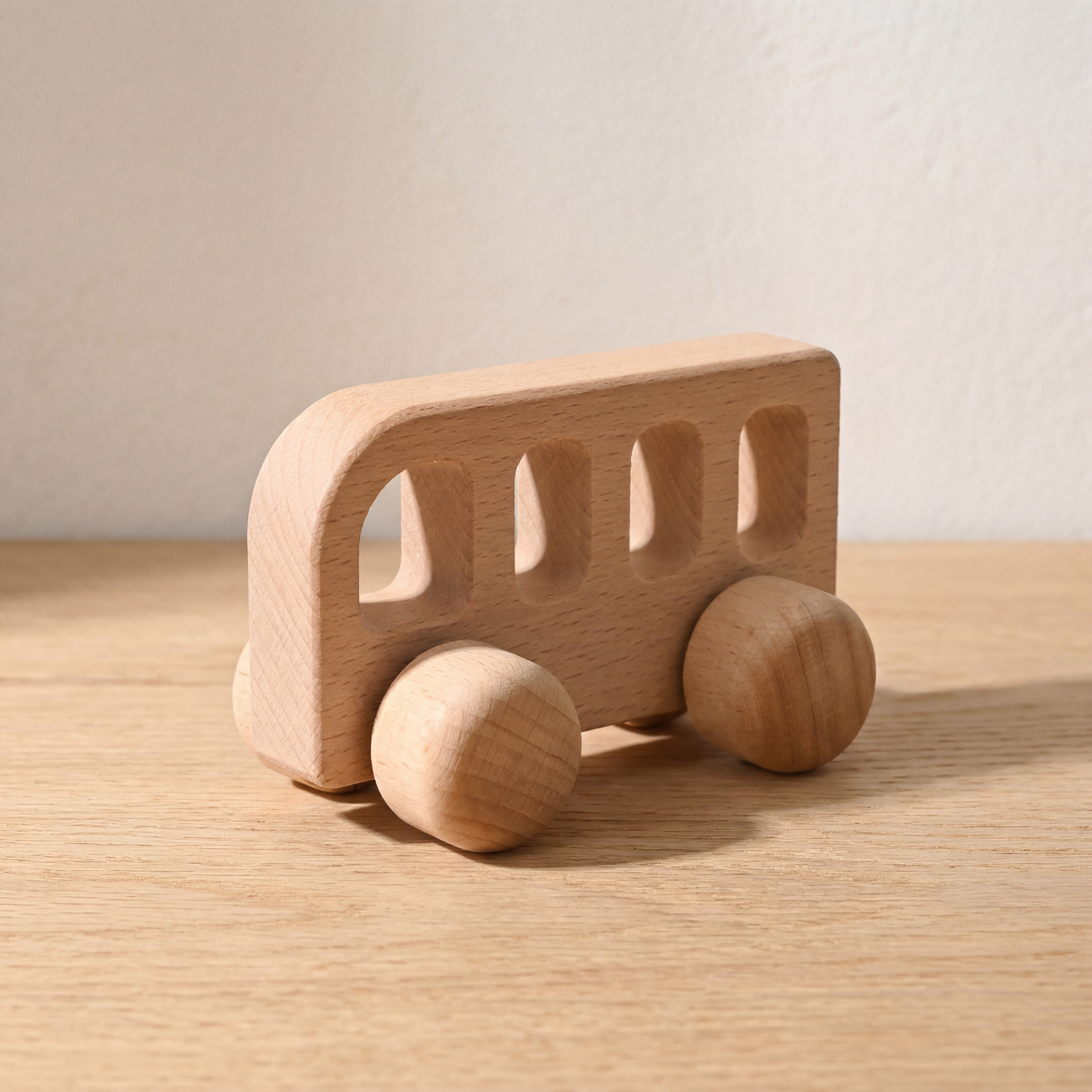 Wooden  Vehicle Toy Car — Handcrafted Push Car for Toddlers
