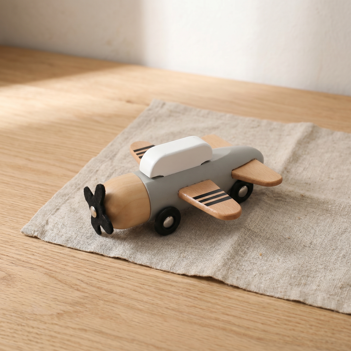 Wooden Toy Airplane — Handcrafted Plane for Toddlers