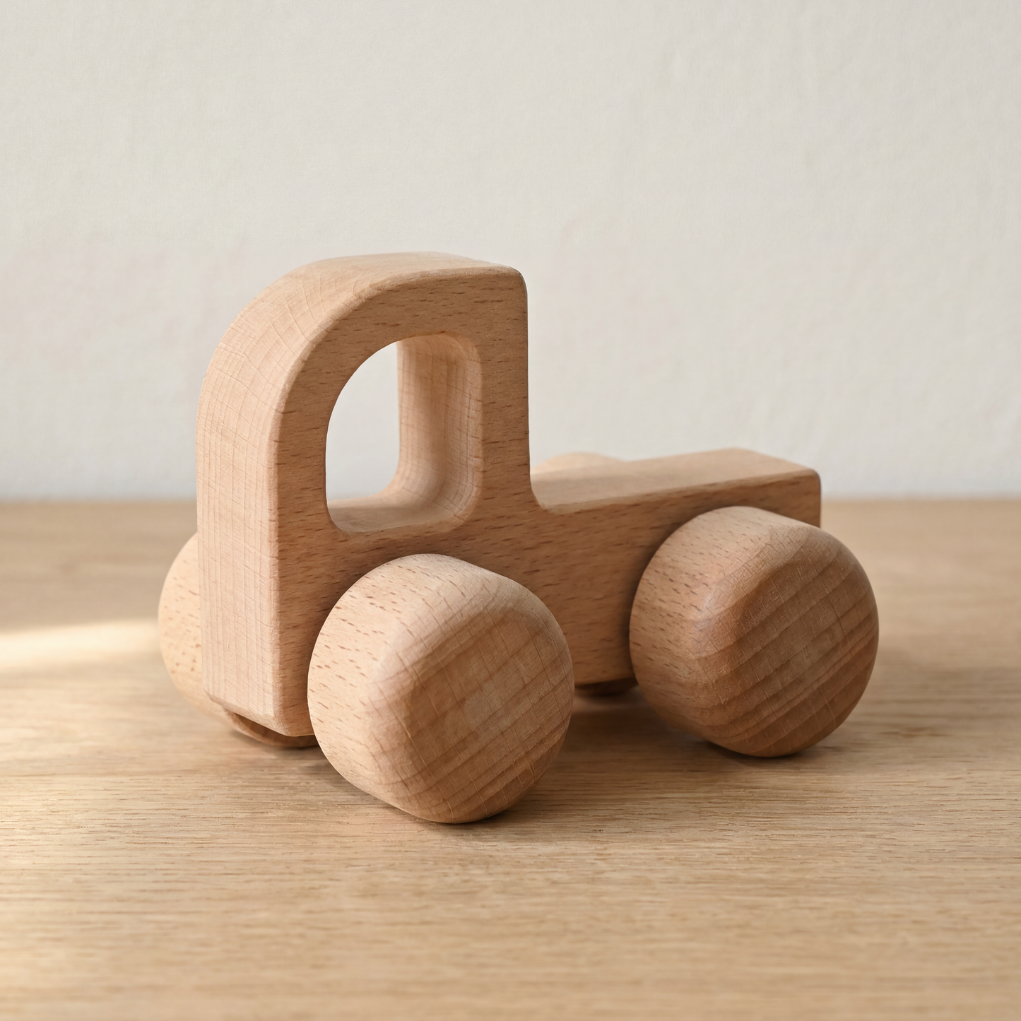 Wooden  Vehicle Toy Car — Handcrafted Push Car for Toddlers