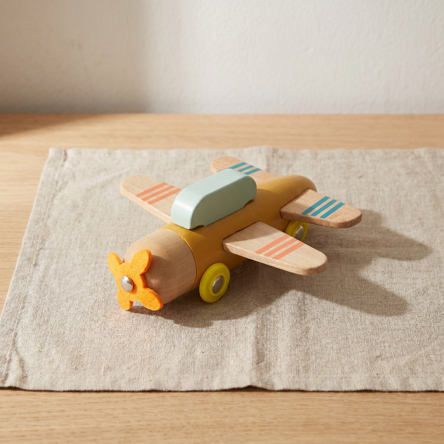 Wooden Toy Airplane — Handcrafted Plane for Toddlers