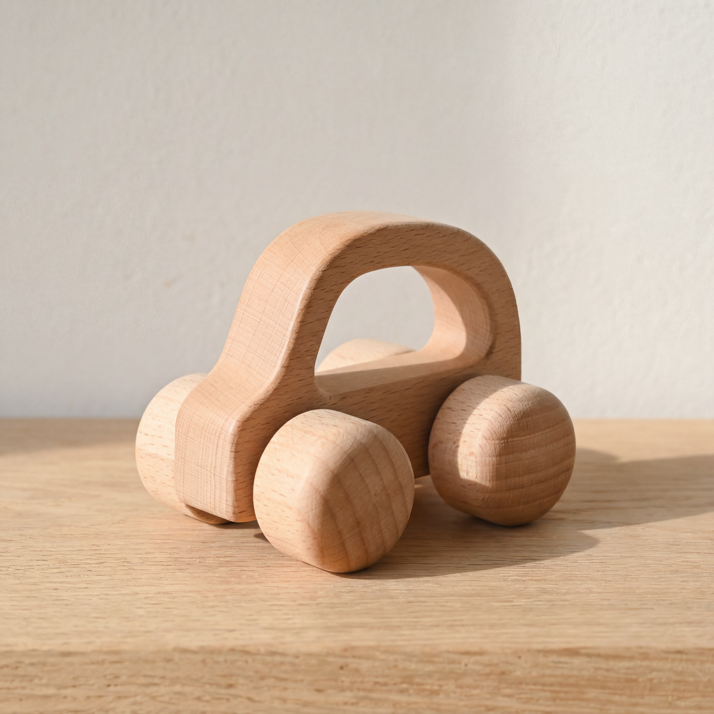 Wooden  Vehicle Toy Car — Handcrafted Push Car for Toddlers