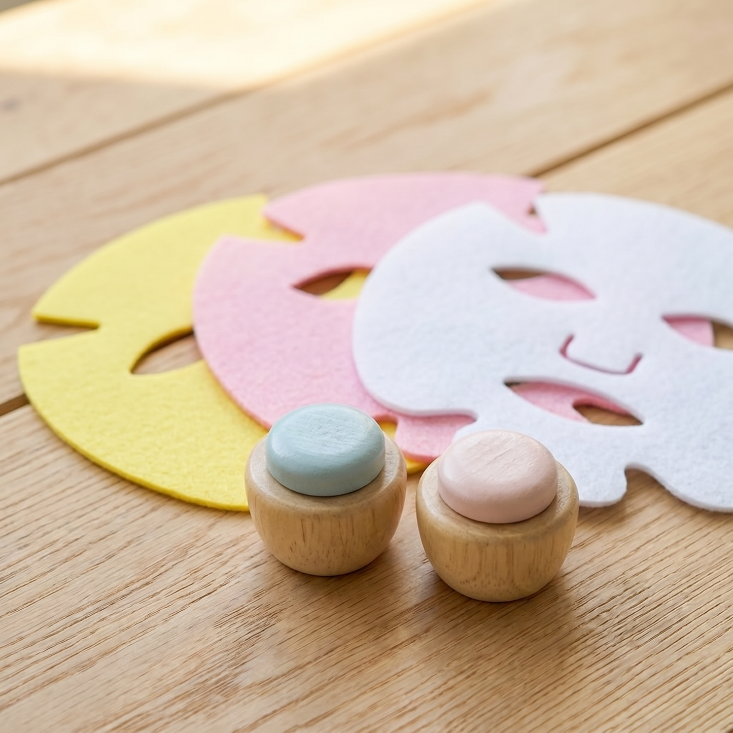 Wooden Pretend Play Spa Kit — Skincare & Beauty Set for Kids