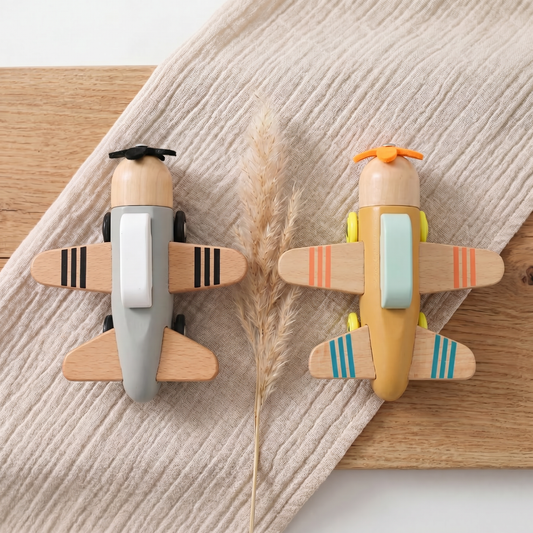 Wooden Toy Airplane — Handcrafted Plane for Toddlers